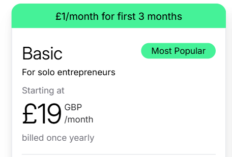 Shopify Basic Plan